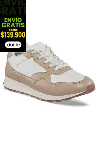 Tenis Asiya Beige Croydon Para Mujer Croydon