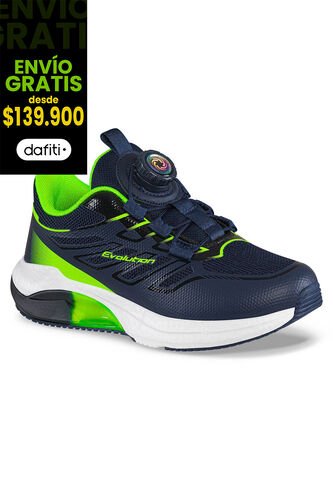 Tenis Running Furam Azul Osc Croydon Para Niño Croydon