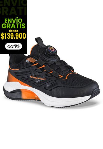 Tenis Running Furam Negro-Nar Croydon Para Niño Croydon