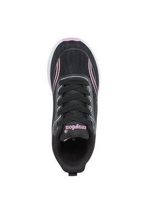 Tenis Running Sotta Negro-Rosa Para Niña Croydon