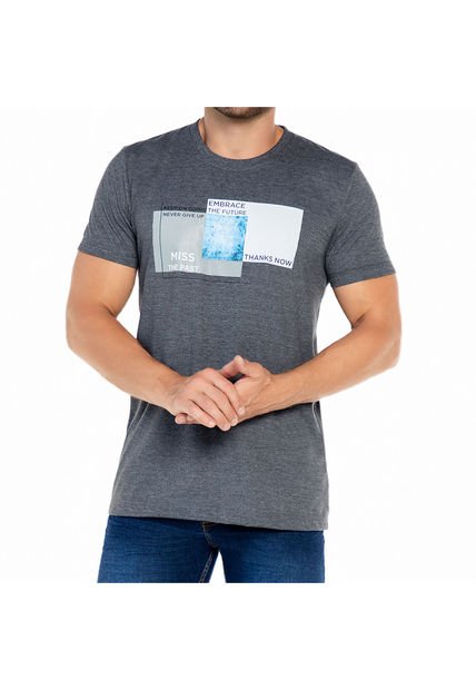 Camiseta Pedro Café Claro Para Hombre Croydon