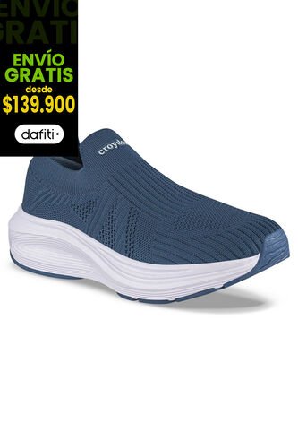 Tenis Para Caminar Wefer Azul Osc Croydon Para Mujer Croydon