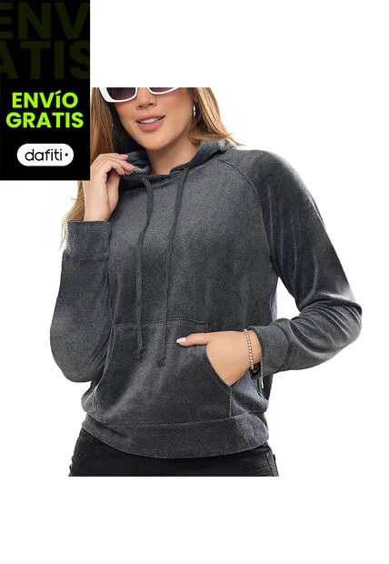 Buzo Amarella Gris Para Mujer Croydon