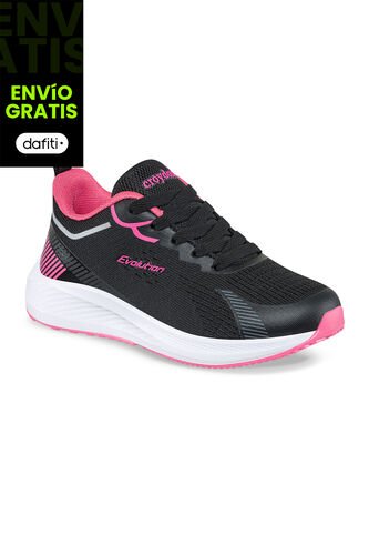 Tenis Running Tarol Negro Para Niña Croydon Croydon