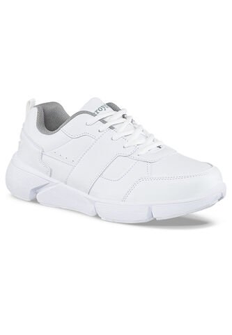 Tenis Colegio Hannir C Blanco-Gris Para Hombre Y Mujer Croydon Croydon