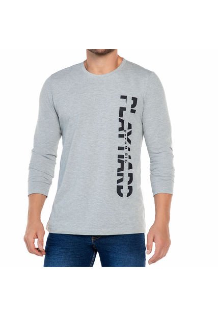 Camibuzo Roberto Gris Para Hombre Croydon