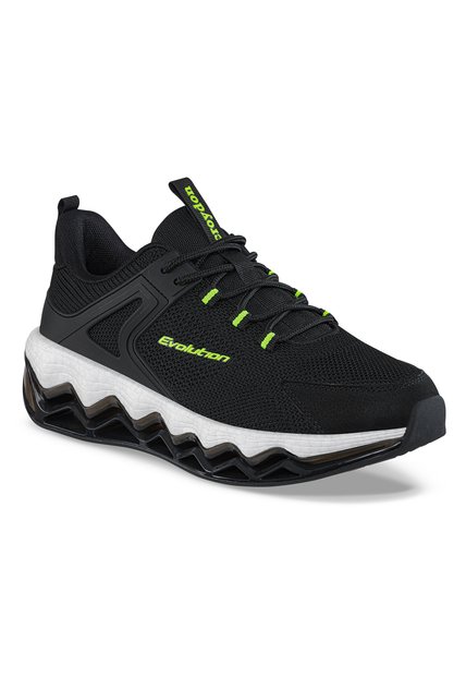Tenis Running Wuhop Negro Croydon Para Hombre