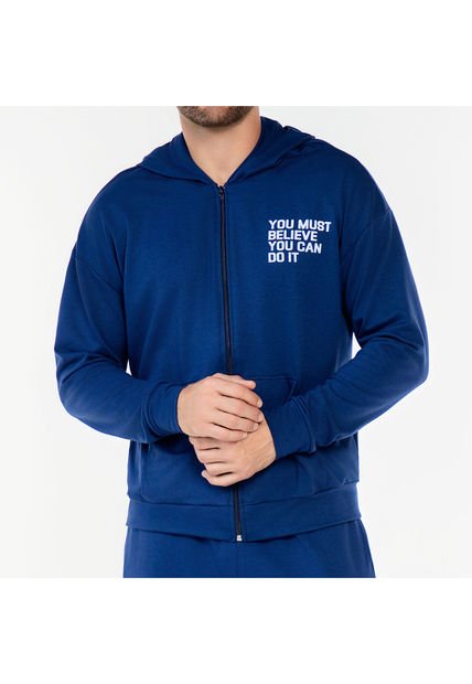 Buzo Jhonatan Azul Para Hombre Croydon