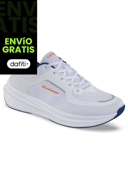 Tenis Running Nock Blanco Croydon Para Hombre