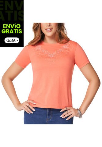 Blusa Elenna Coral Para Mujer Croydon Croydon