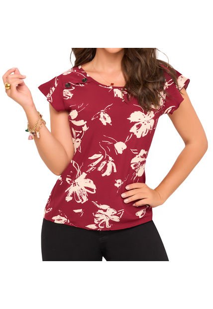 Blusa Ayda Vino Para Mujer Croydon