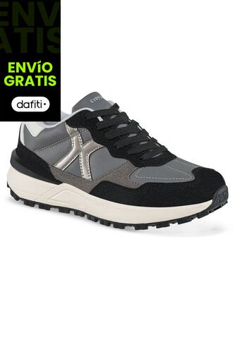 Tenis Urbanos Ruba Negro Croydon Para Mujer Croydon