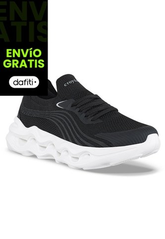 Tenis Para Caminar Nami Negro Croydon Para Mujer Croydon