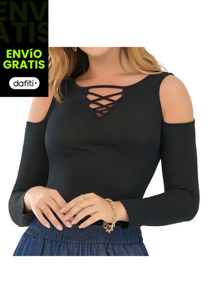 Blusa Berlin Negro Para Mujer Croydon