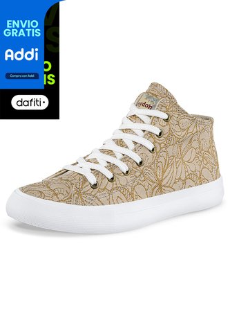 Botines Nasira Alto Beige Para Mujer Croydon Croydon