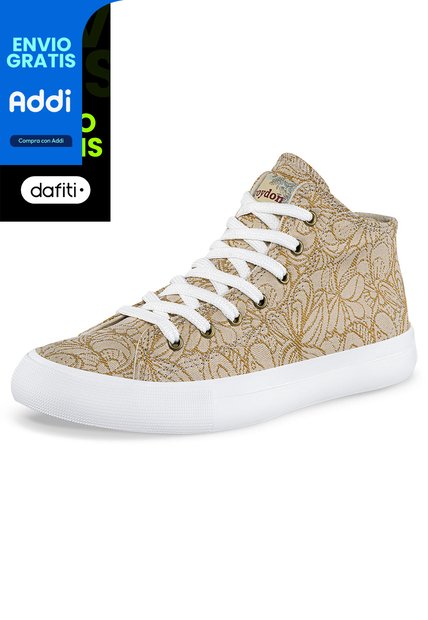 Botines Nasira Alto Beige Para Mujer Croydon