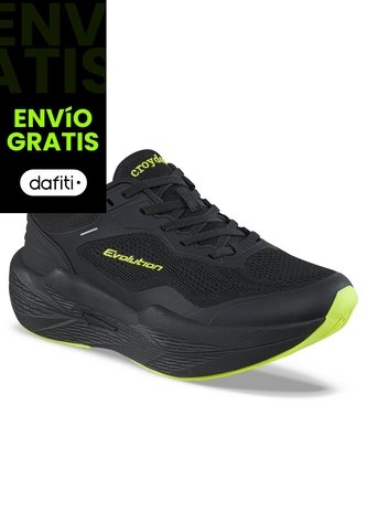 Tenis Running Zimon Negro Croydon Para Hombre Croydon