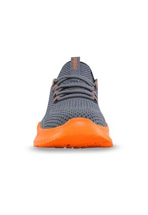Tenis Running Wuwa Gris-Naranja Para Hombre Croydon