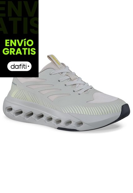 Tenis Running Refog Gris Croydon Para Hombre