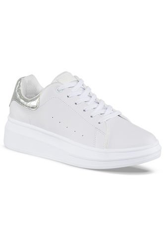 Tenis Siena Blanco-Plata Para Mujer Croydon Croydon