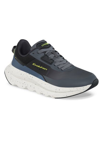 Tenis Running Shey Gris Osc-Negro Croydon Para Hombre