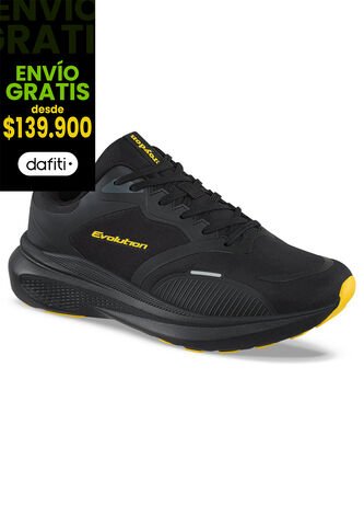 Tenis Running Glad Negro Croydon Para Hombre Croydon