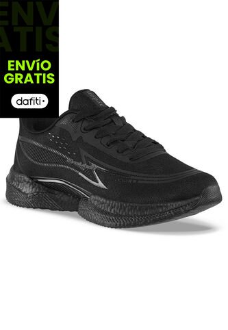 Tenis Running Minul Negro-Negro Croydon Para Mujer Croydon