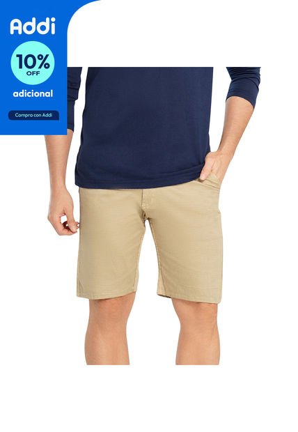 Bermuda Dereck Marfil Para Hombre Croydon