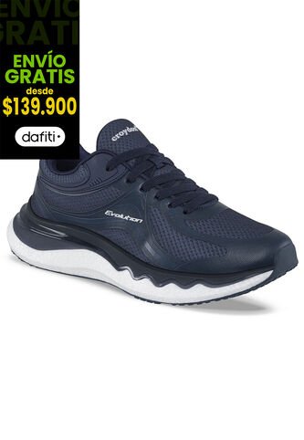 Tenis Running Vira Azul Osc Croydon Para Hombre Croydon
