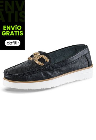 Mocasines Yuridia Negro Croydon Para Mujer Croydon