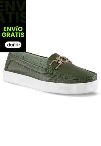 Mocasines Milly Verde Croydon Para Mujer Croydon