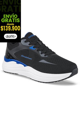 Tenis Running Goder Negro Croydon Para Hombre Croydon