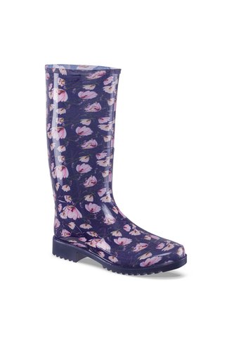Botas Lluvia Hotaru Azul Croydon Para Mujer Croydon