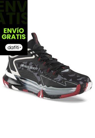 Tenis Basketball Parpa Negro Croydon Para Hombre Croydon