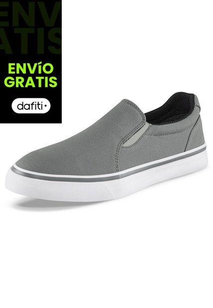 Tenis Casuales Way Gris Osc Croydon Para Hombre