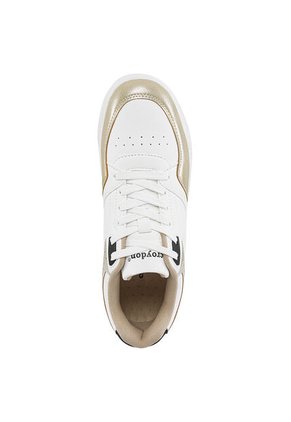 Zapatos Quasa Blanco-Oro Para Mujer Croydon