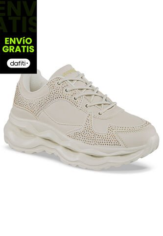 Tenis Quiver Beige Para Mujer Croydon Croydon