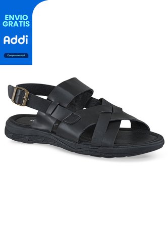 Sandalias Adriel Negro Para Hombre Croydon Croydon