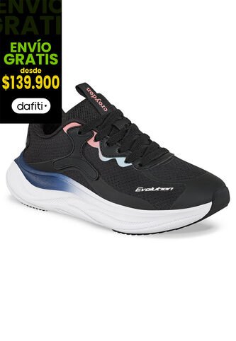 Tenis Running Yemper Negro Croydon Para Mujer Croydon