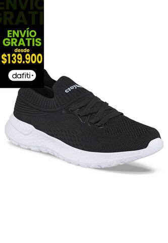 Tenis Para Caminar Azaley Negro Croydon Para Mujer Croydon