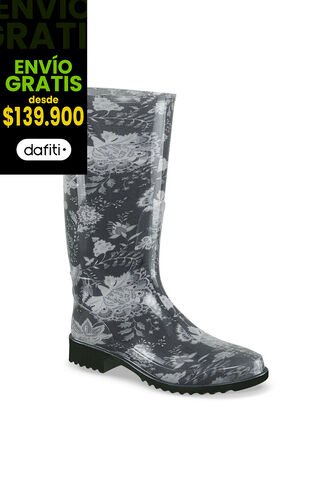 Botas Lluvia Najya Negro Croydon Para Mujer Croydon