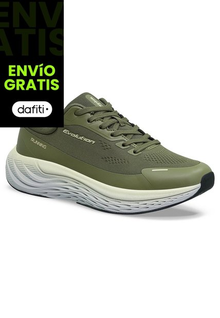Tenis Running Ycle Verde Osc Croydon Para Hombre