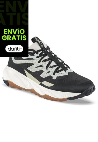 Tenis Trail Running Siburu Negro Croydon Para Hombre Croydon