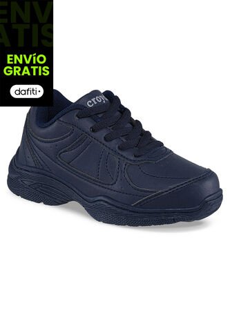 Tenis Colegial 10 New Azul Para Niño Y Niña Croydon Croydon