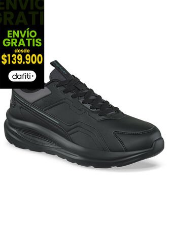 Tenis Urbanos Fyber Negro Croydon Para Hombre Croydon