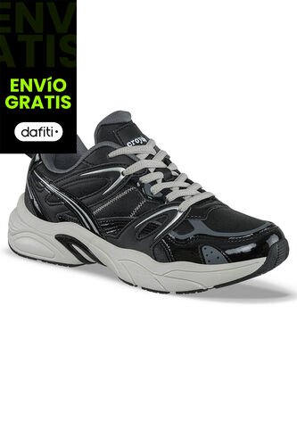Tenis Urbanos Argame Negro Croydon Para Mujer Croydon
