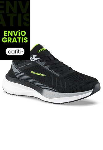 Tenis Running Forok Negro Croydon Para Hombre Croydon
