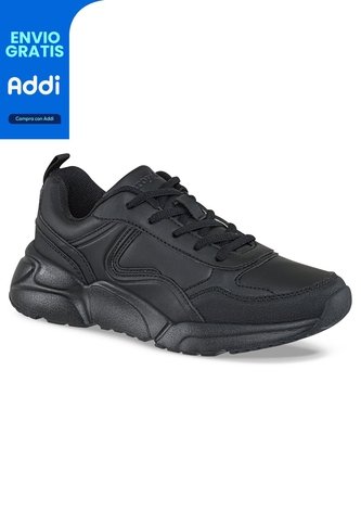Tenis Colegio Yotar Negro Para Hombre Y Mujer Croydon Croydon