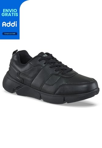 Tenis Colegio Hannir C Negro-Negro Para Hombre Y Mujer Croydon Croydon