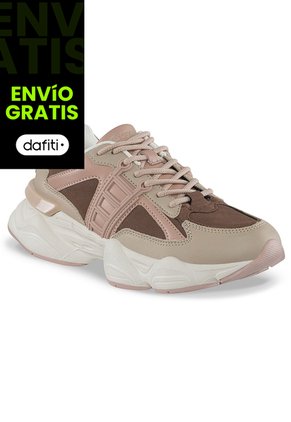 Tenis Urbanos Nado Beige-Café Croydon Para Mujer